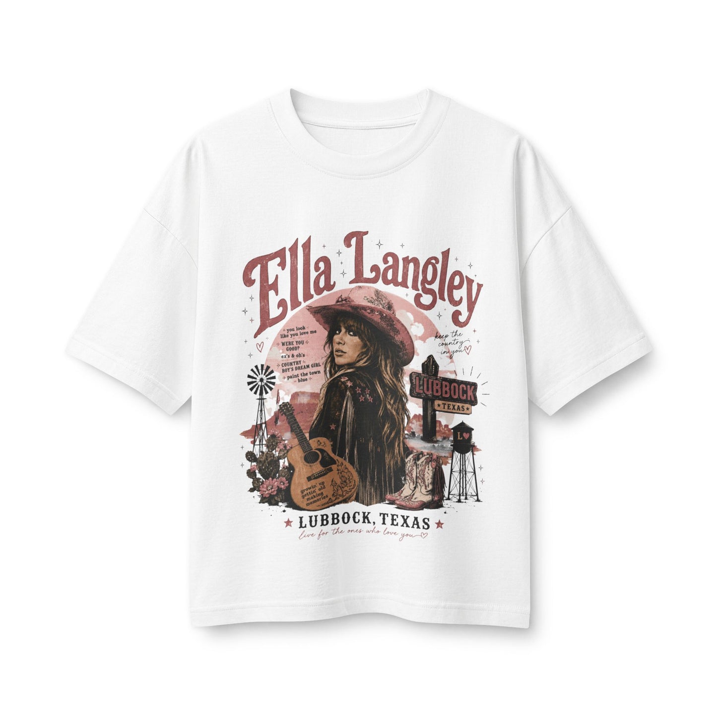 Ella Langley Lubbock Texas Vintage Country Tee