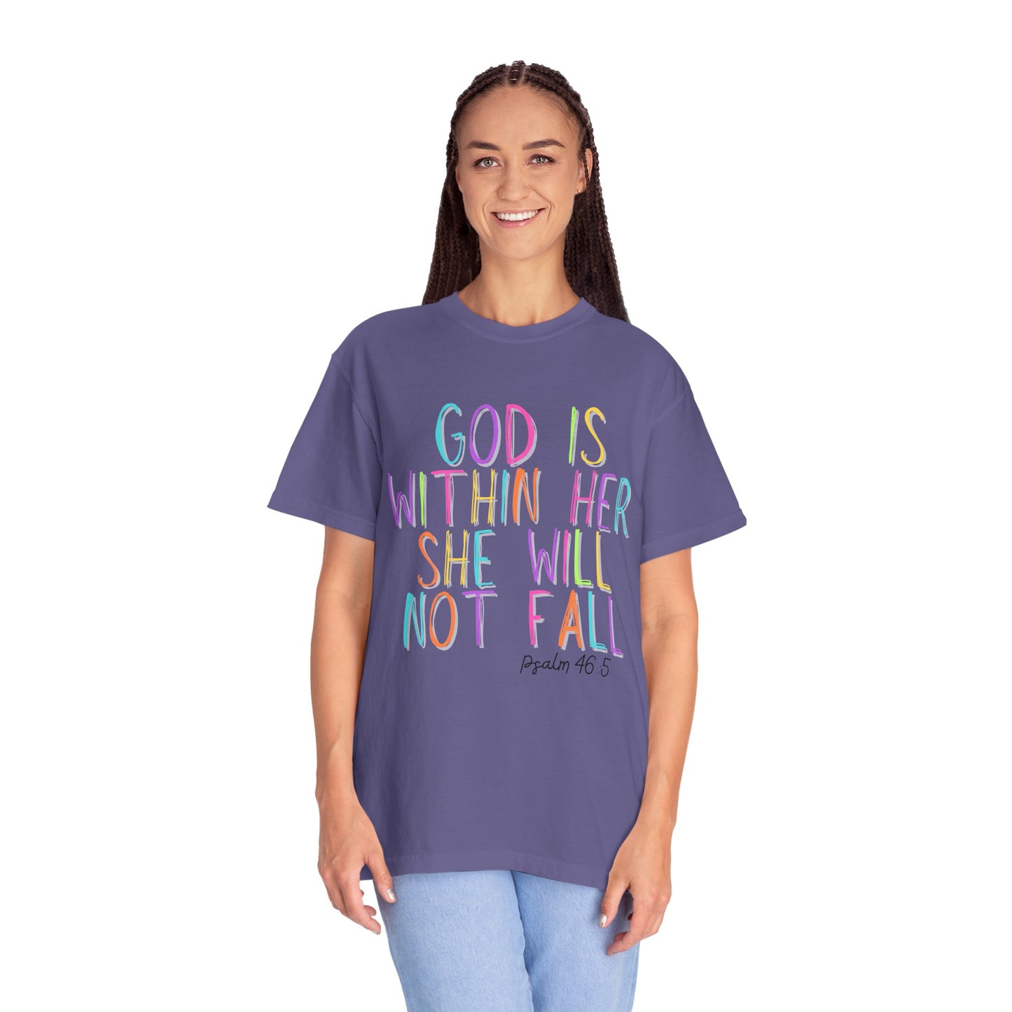 God is Within Her T-Shirt (comfort colors)