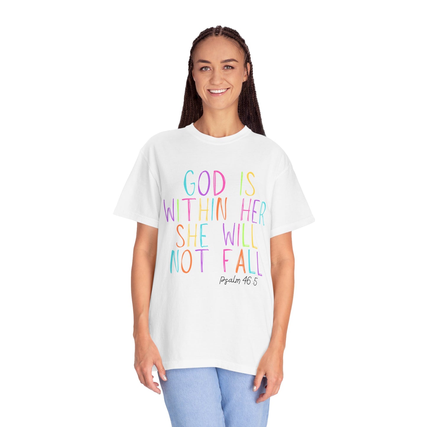 God is Within Her T-Shirt (comfort colors)