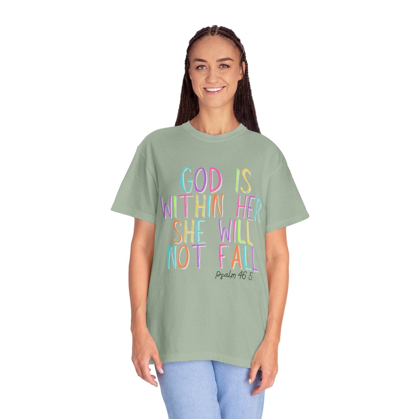 God is Within Her T-Shirt (comfort colors)