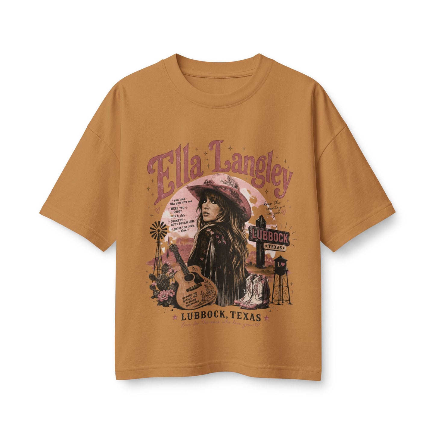 Ella Langley Lubbock Texas Vintage Country Tee