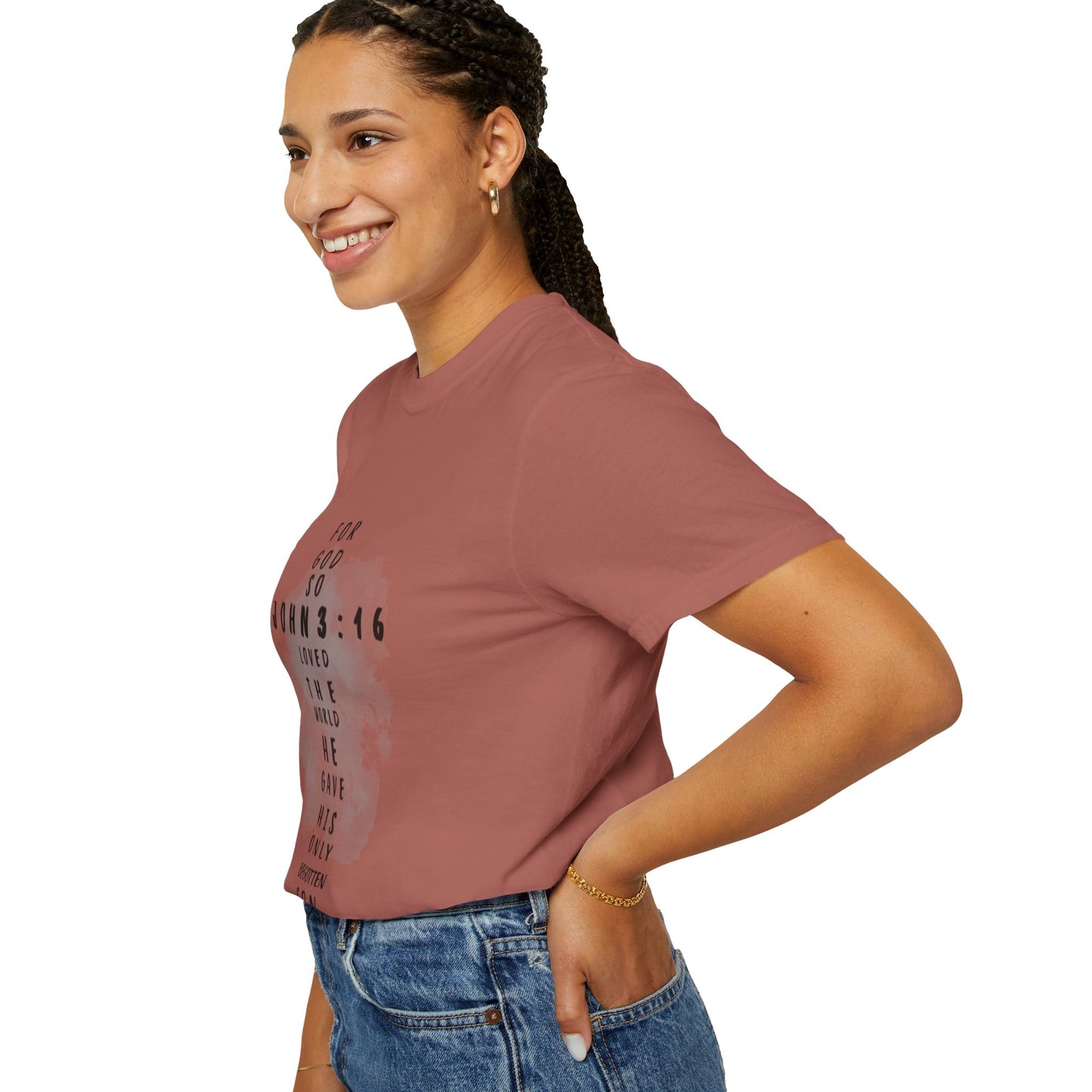 John 3:16 T-Shirt (comfort colors)