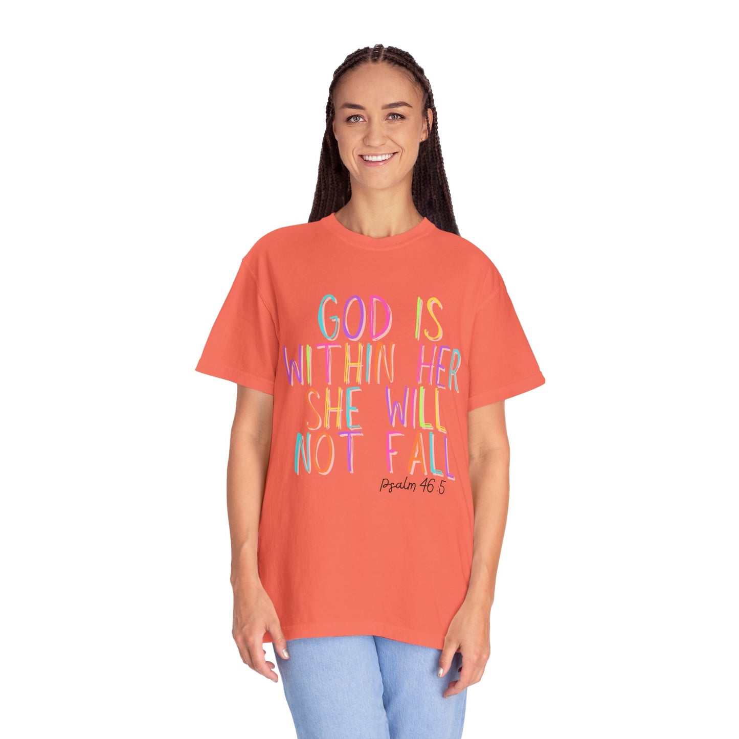 God is Within Her T-Shirt (comfort colors)