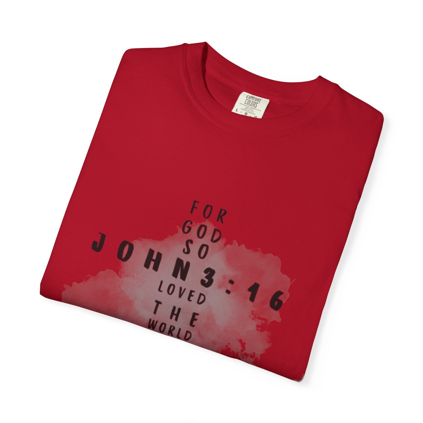 John 3:16 T-Shirt (comfort colors)