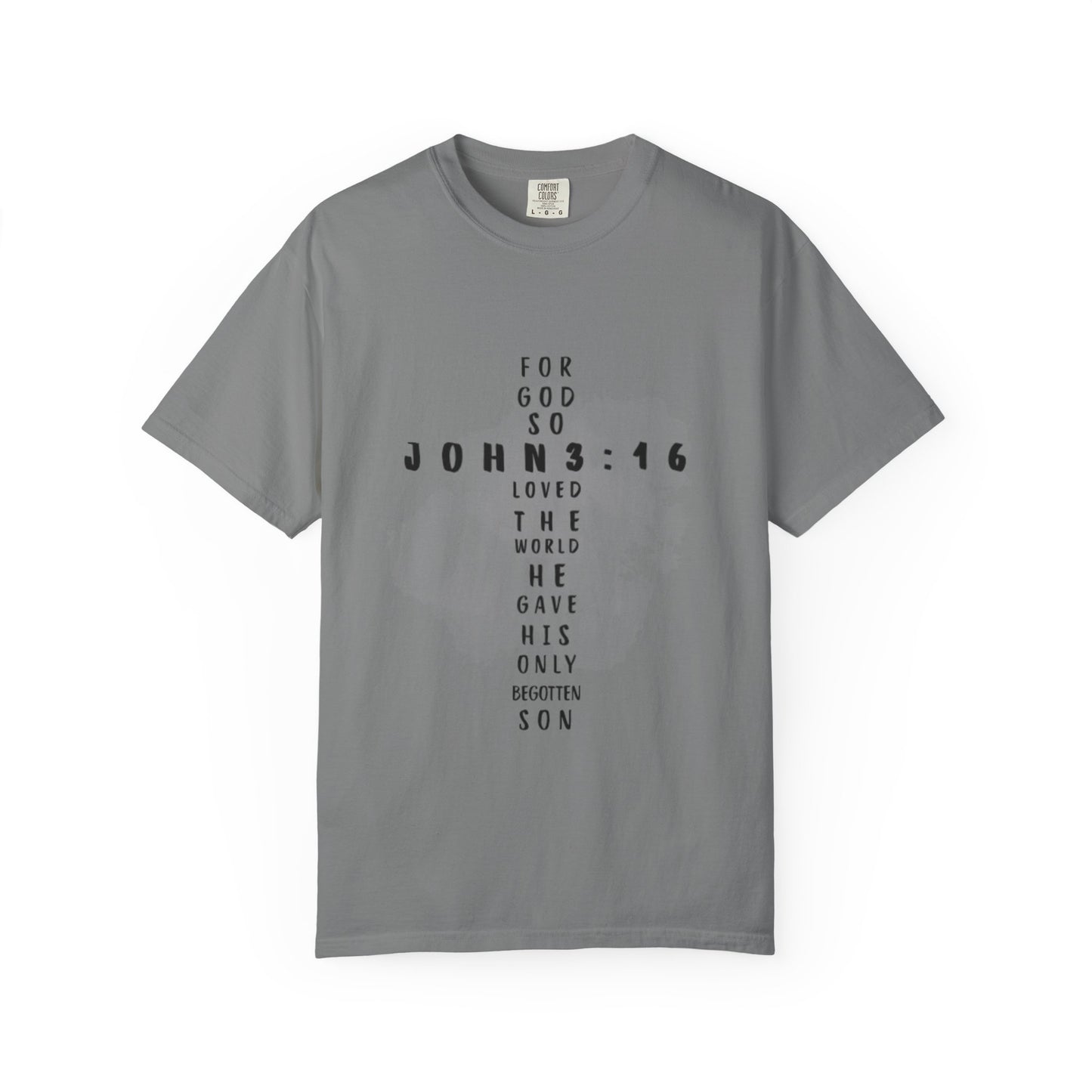 John 3:16 T-Shirt (comfort colors)