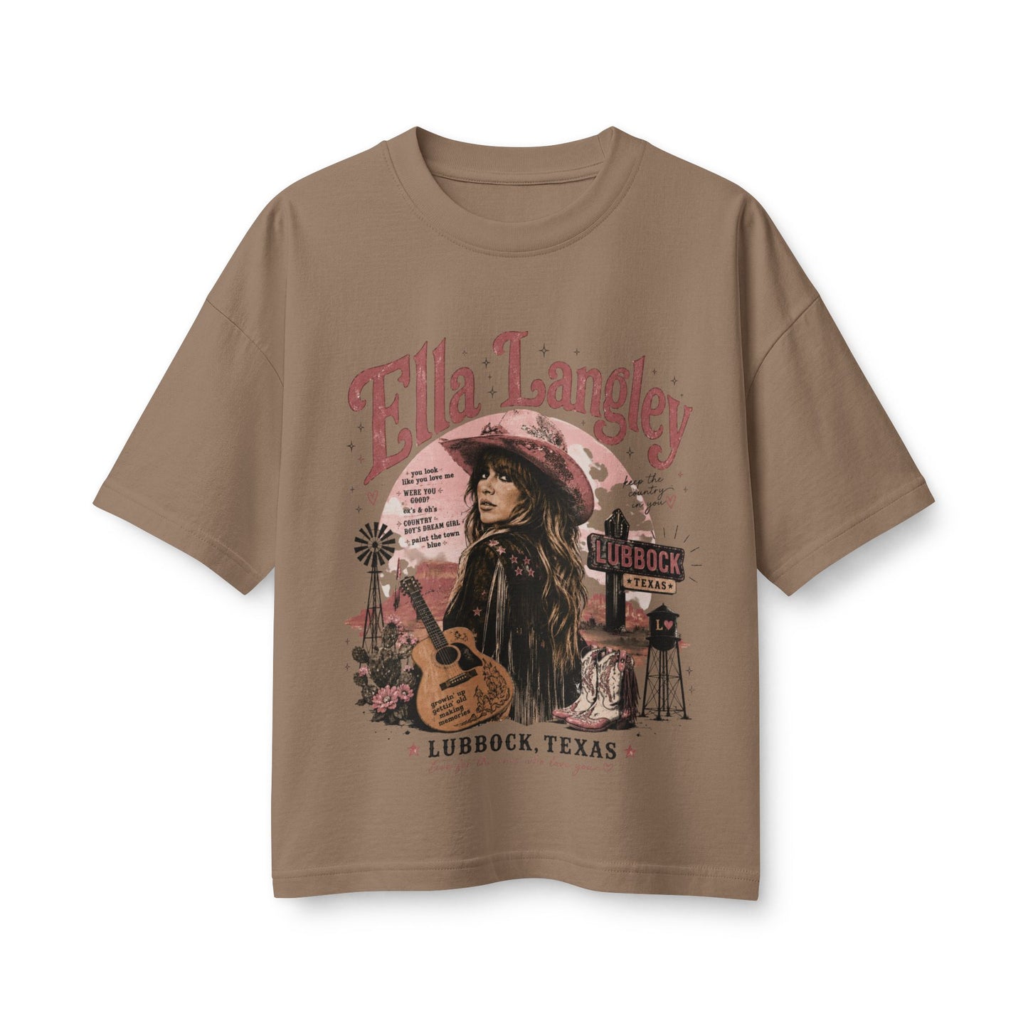 Ella Langley Lubbock Texas Vintage Country Tee