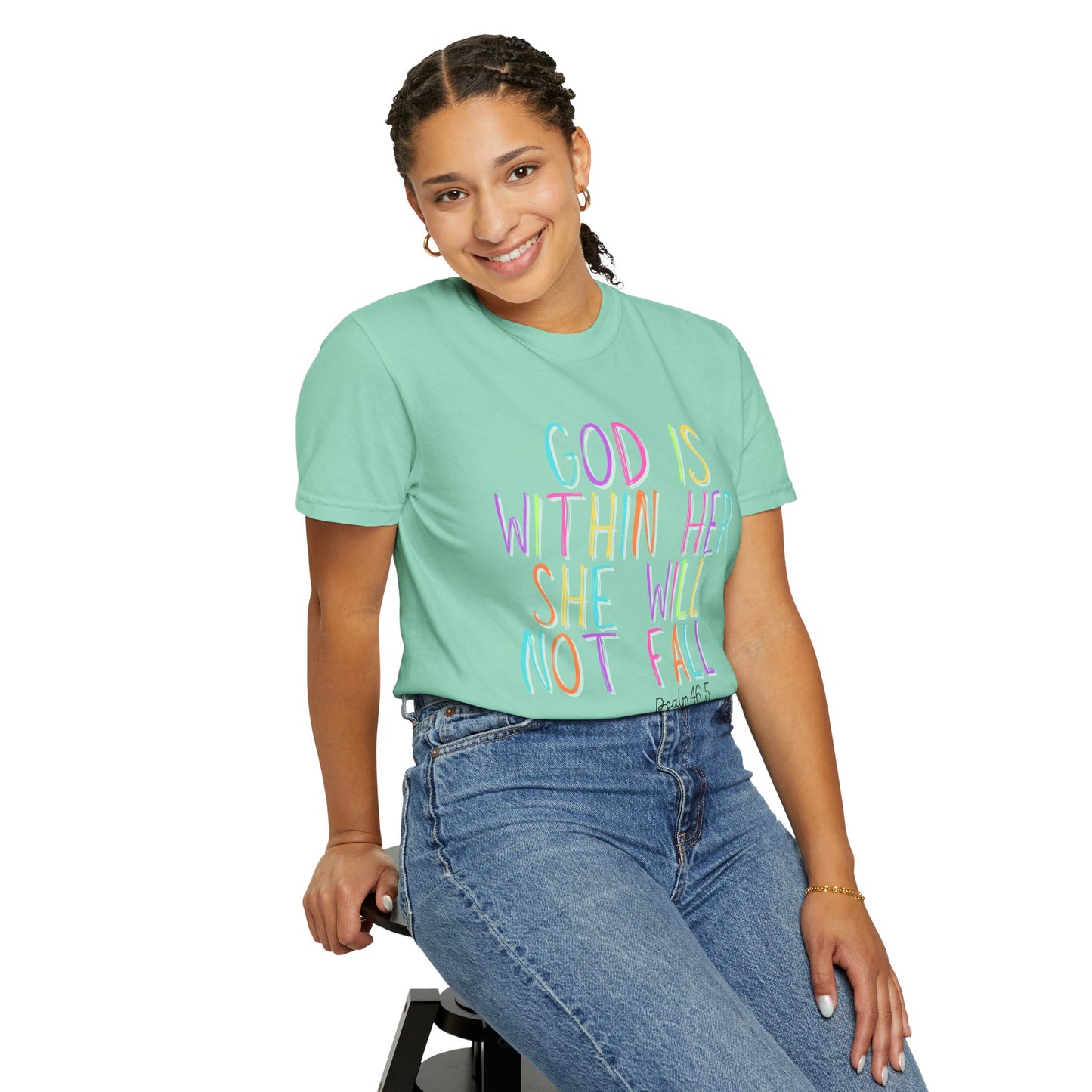 God is Within Her T-Shirt (comfort colors)
