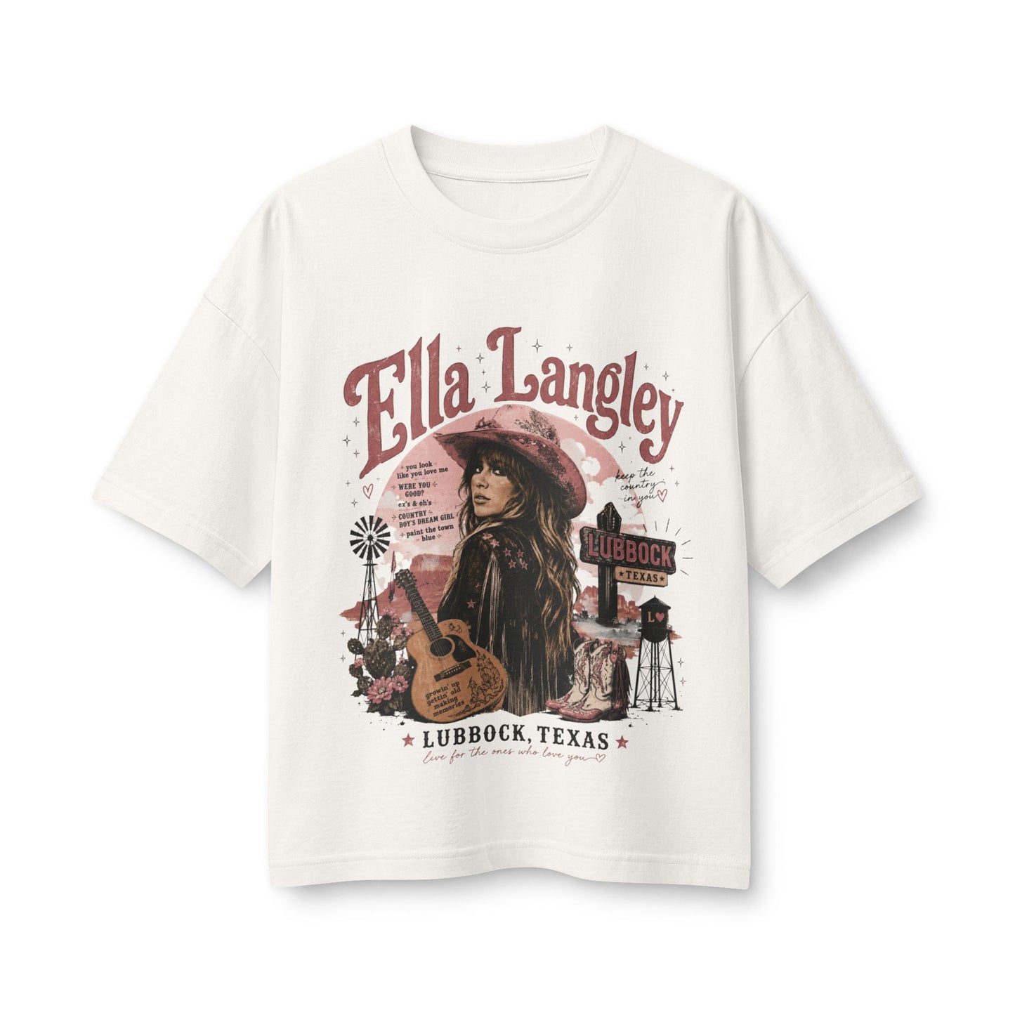 Ella Langley Lubbock Texas Vintage Country Tee