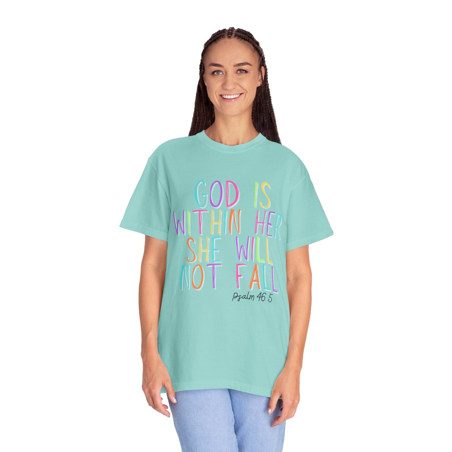 God is Within Her T-Shirt (comfort colors)