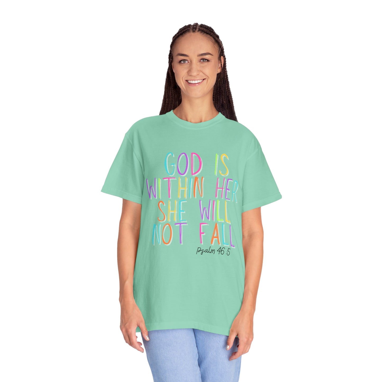 God is Within Her T-Shirt (comfort colors)