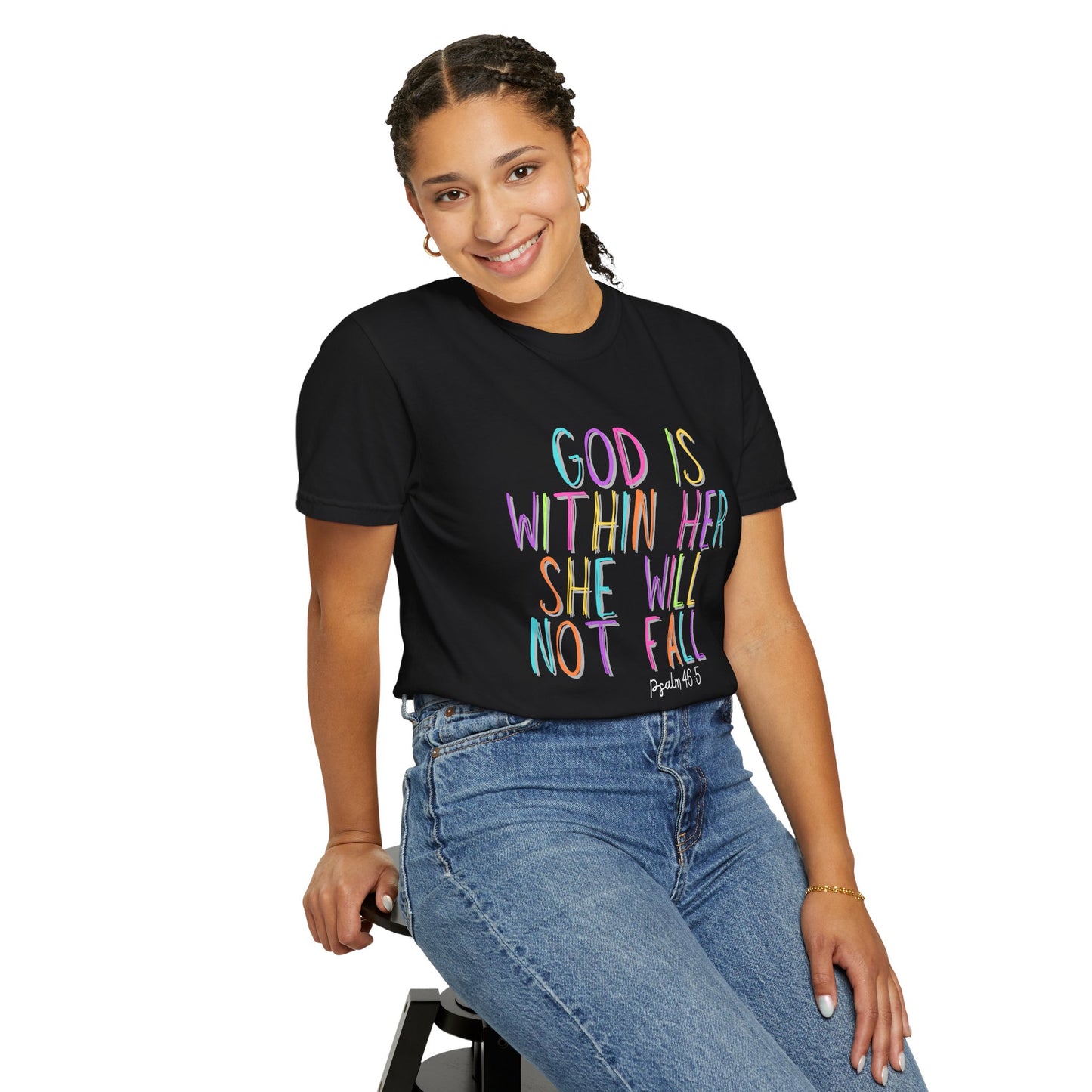 God is Within Her T-Shirt (comfort colors)