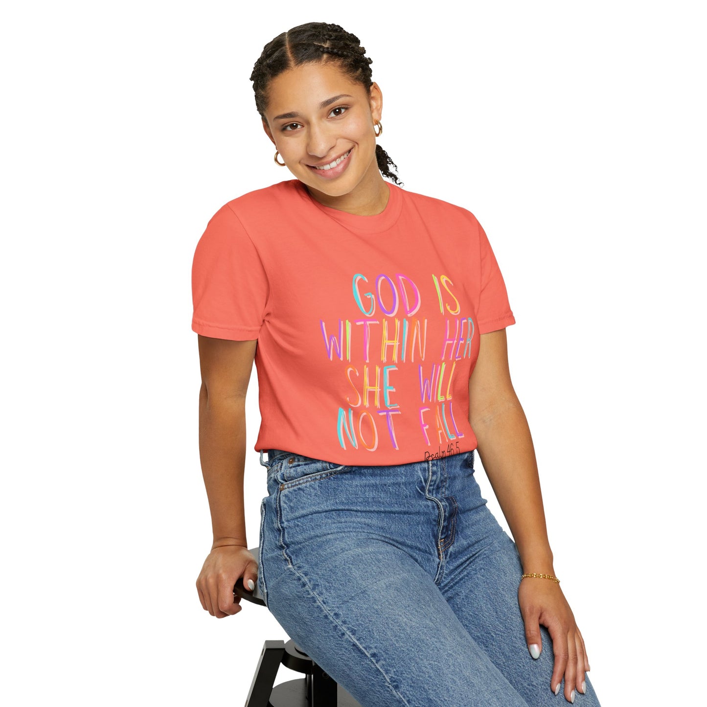 God is Within Her T-Shirt (comfort colors)