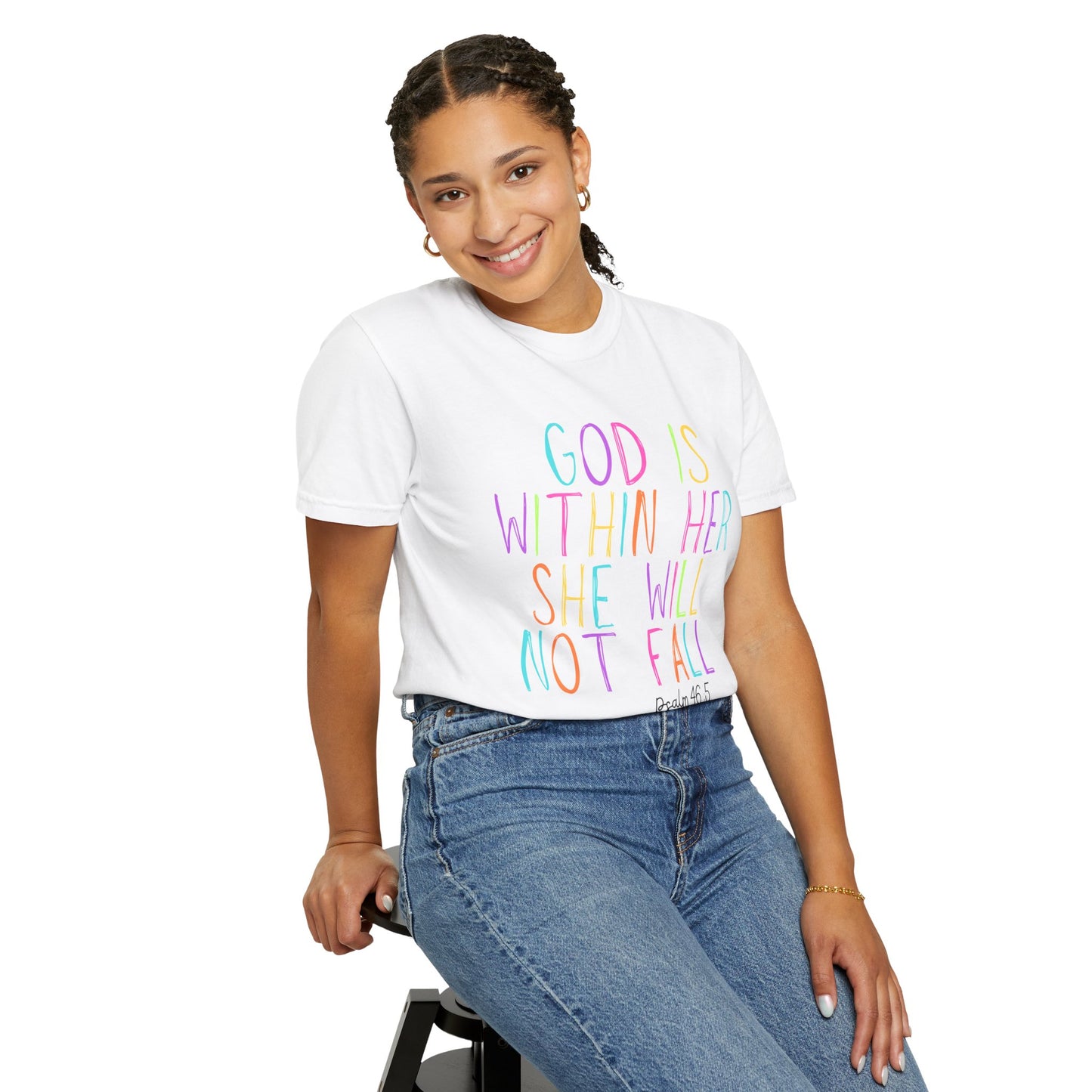 God is Within Her T-Shirt (comfort colors)