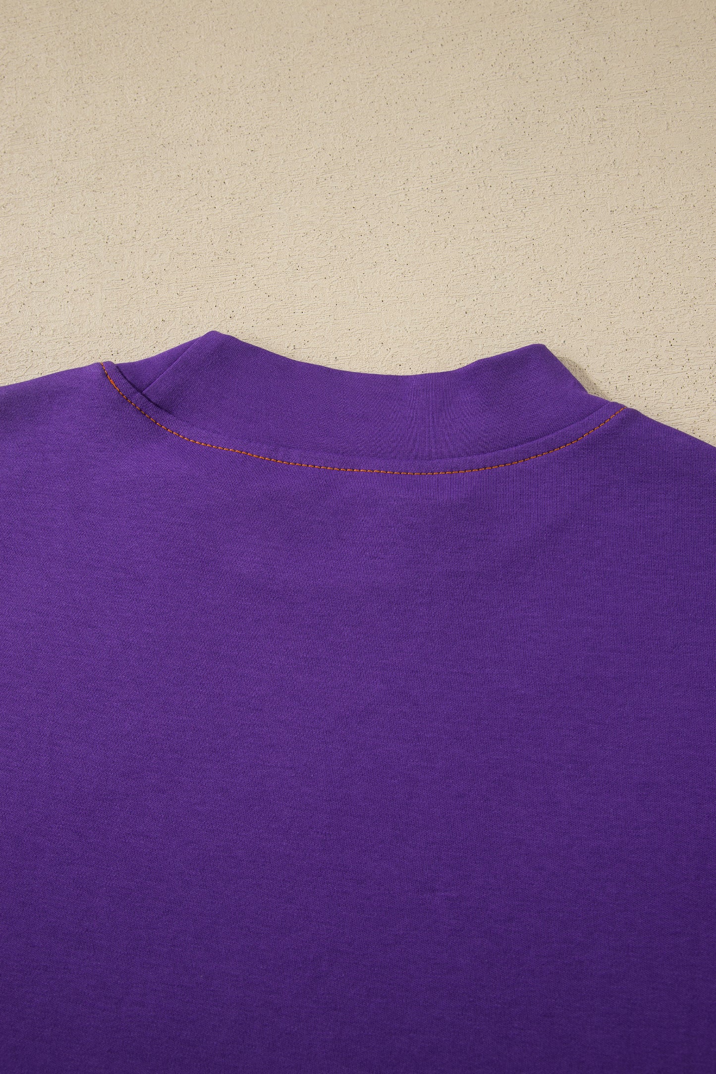 Light Grey Reversible Contrast-Stitched T-Shirt