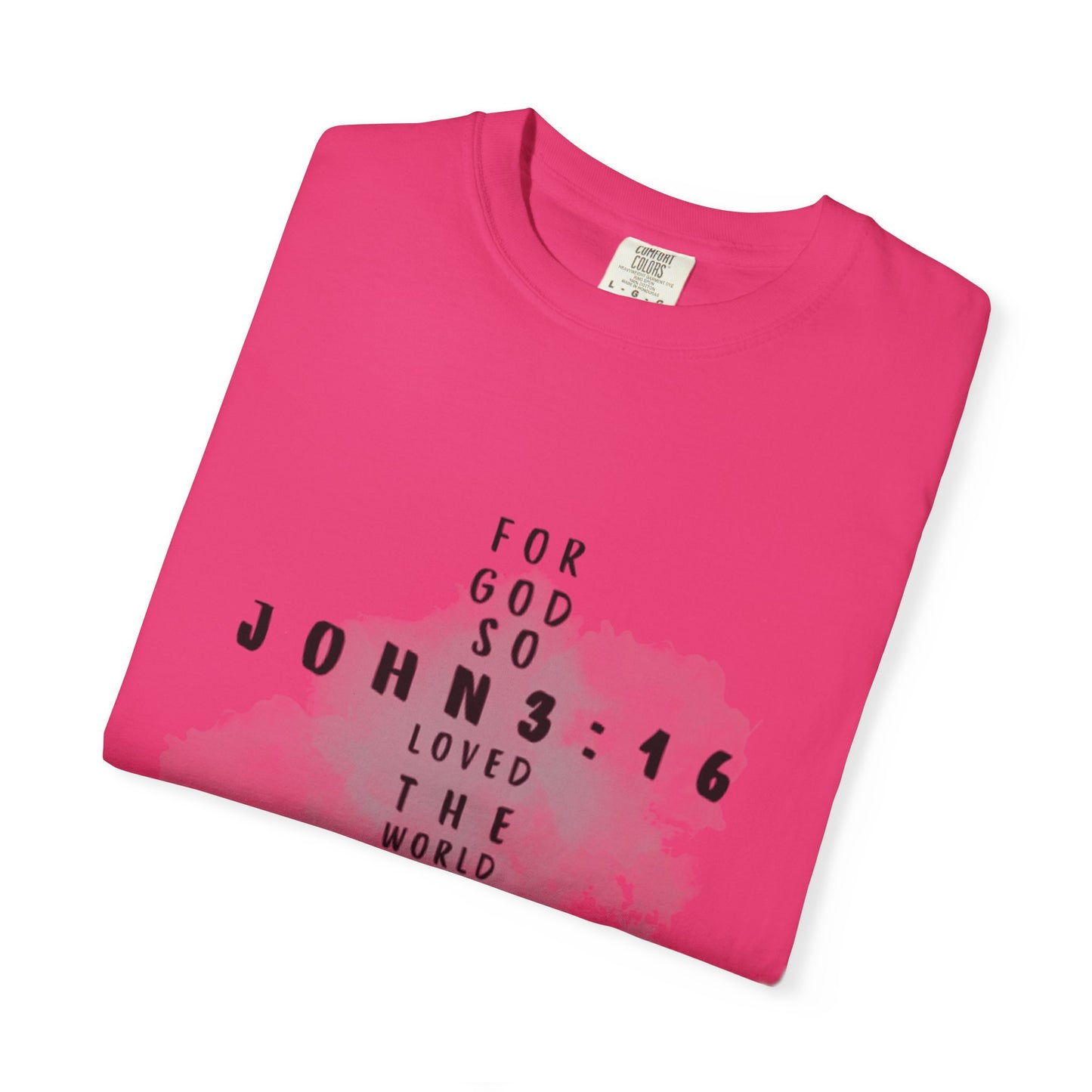 John 3:16 T-Shirt (comfort colors)