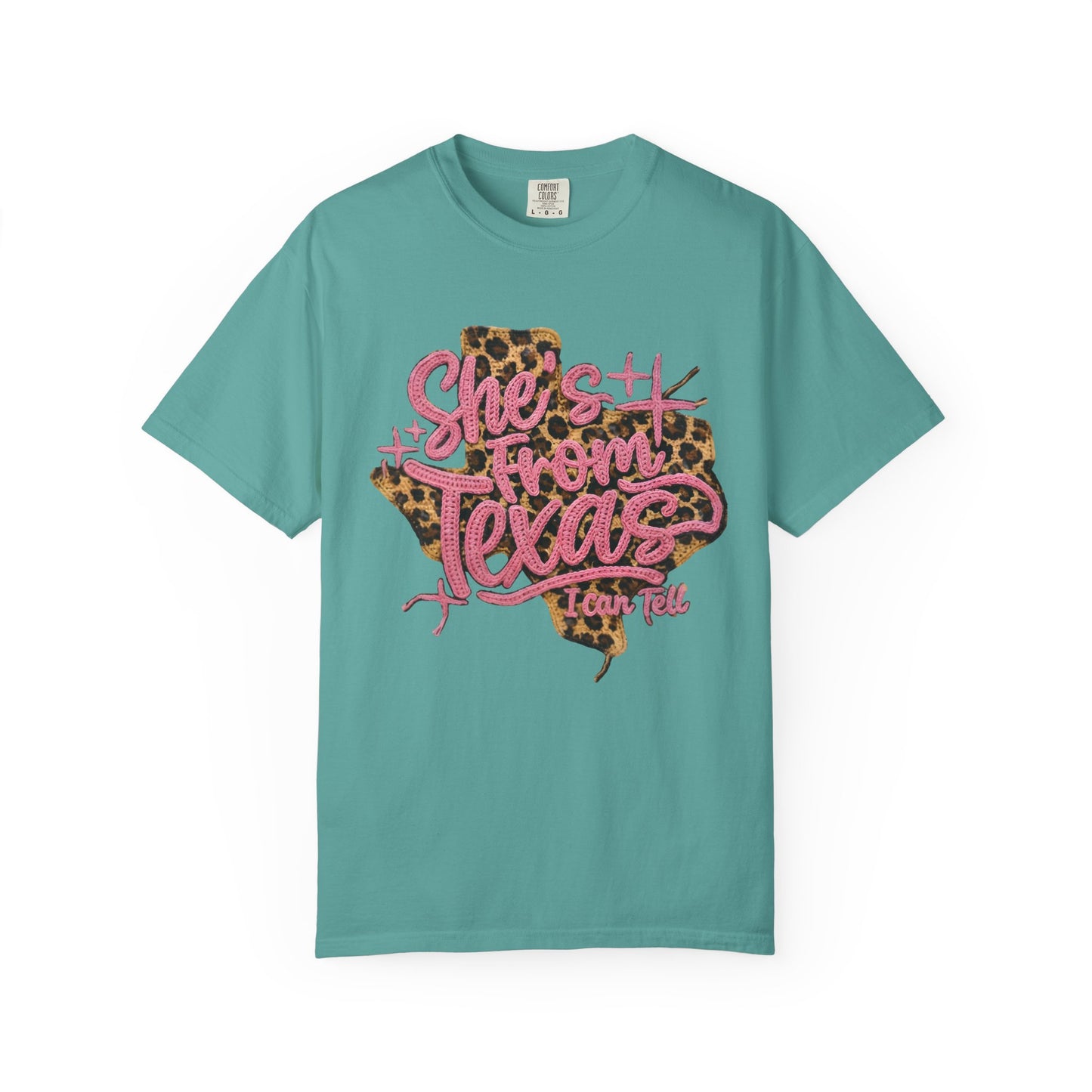 She’s From Texas Leopard State T-Shirt