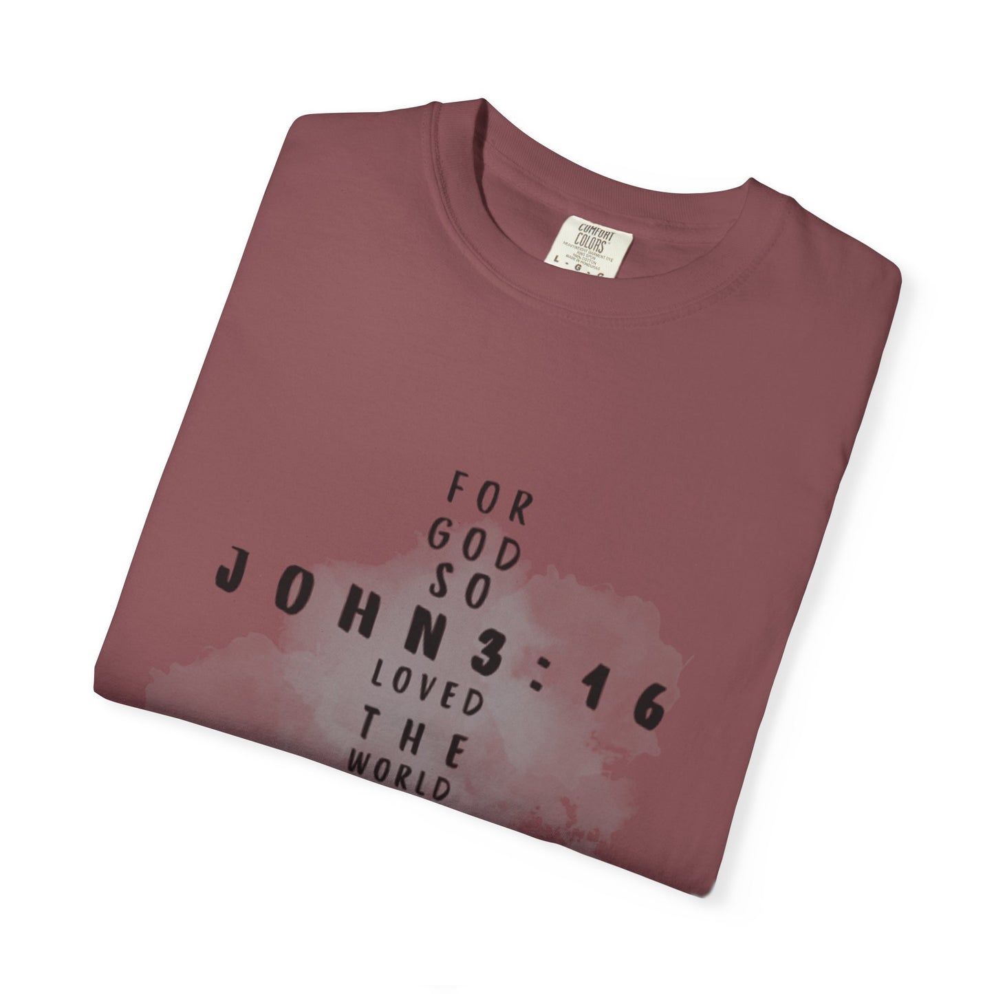 John 3:16 T-Shirt (comfort colors)
