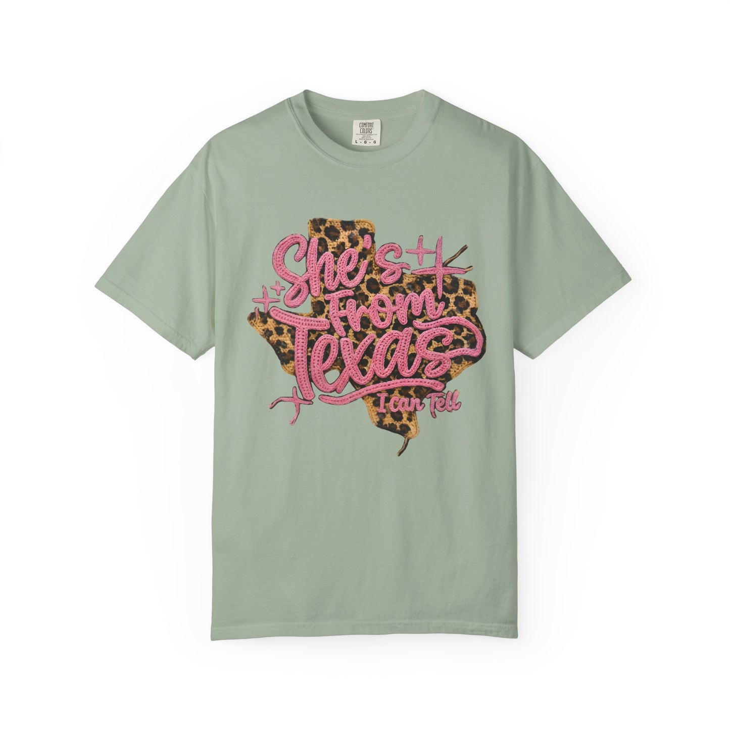She’s From Texas Leopard State T-Shirt