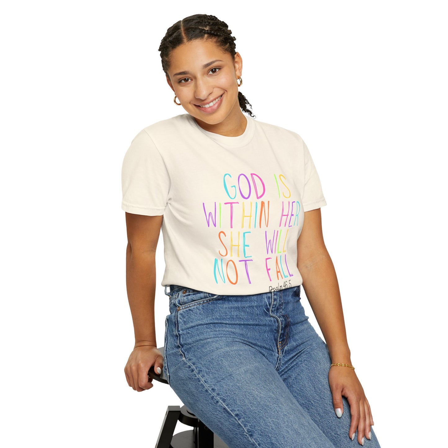 God is Within Her T-Shirt (comfort colors)