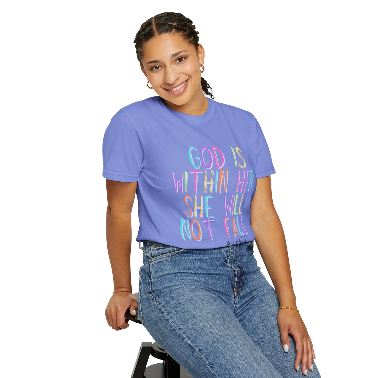 God is Within Her T-Shirt (comfort colors)