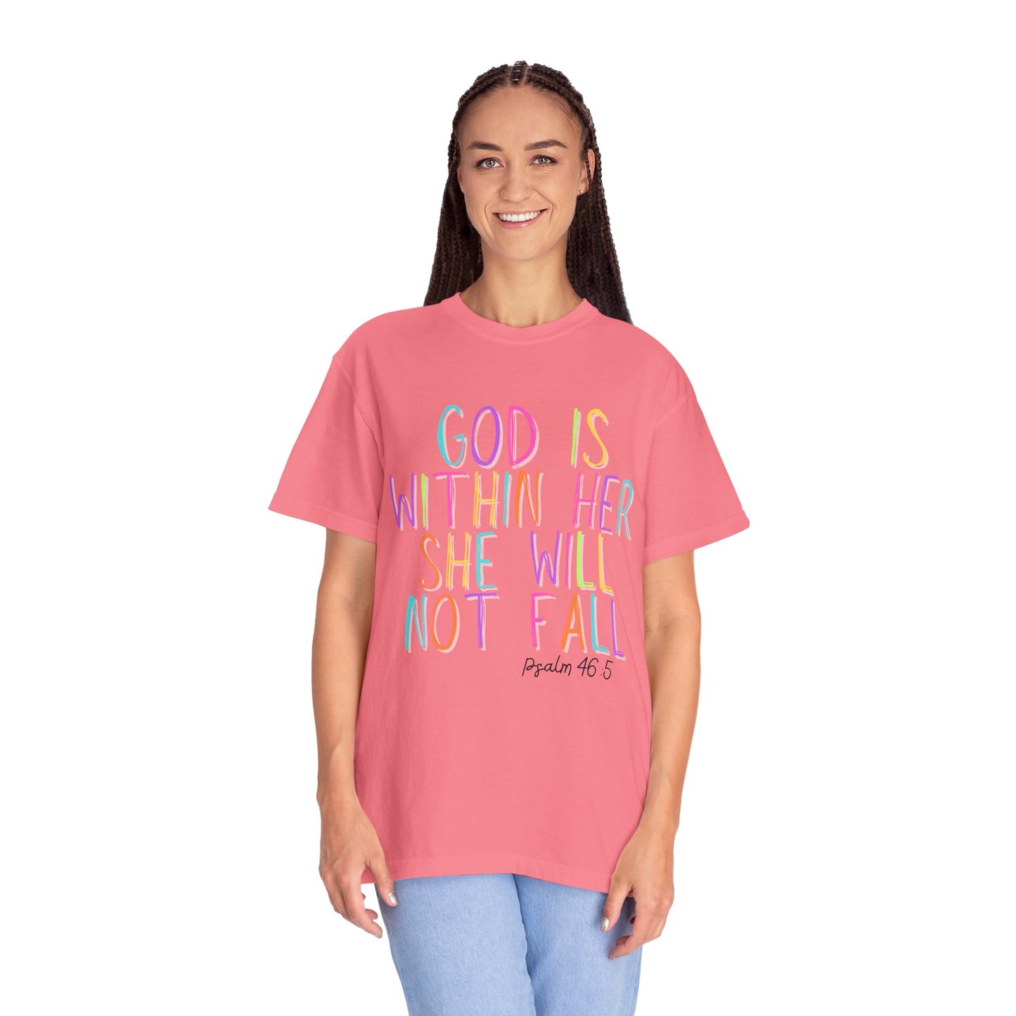 God is Within Her T-Shirt (comfort colors)