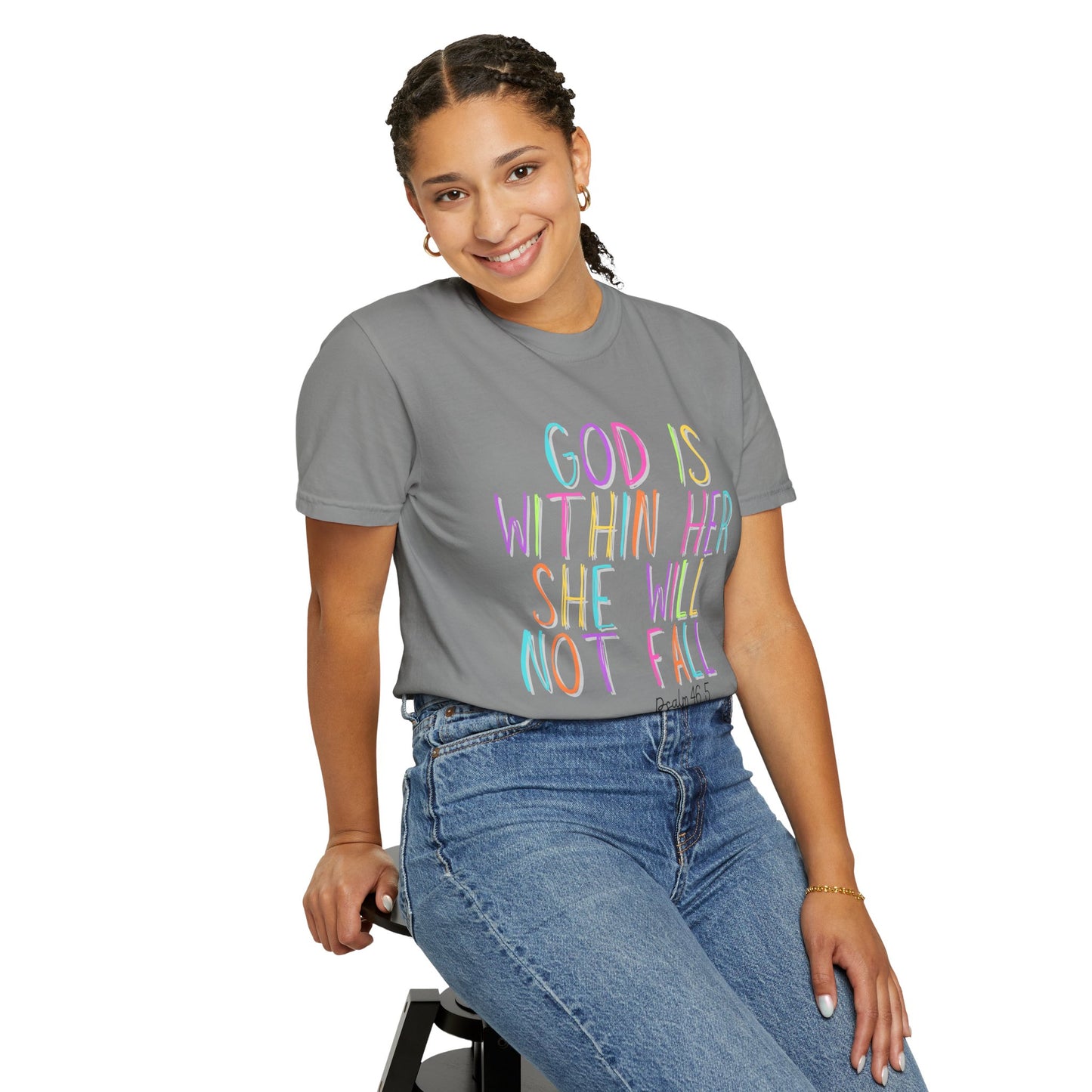 God is Within Her T-Shirt (comfort colors)
