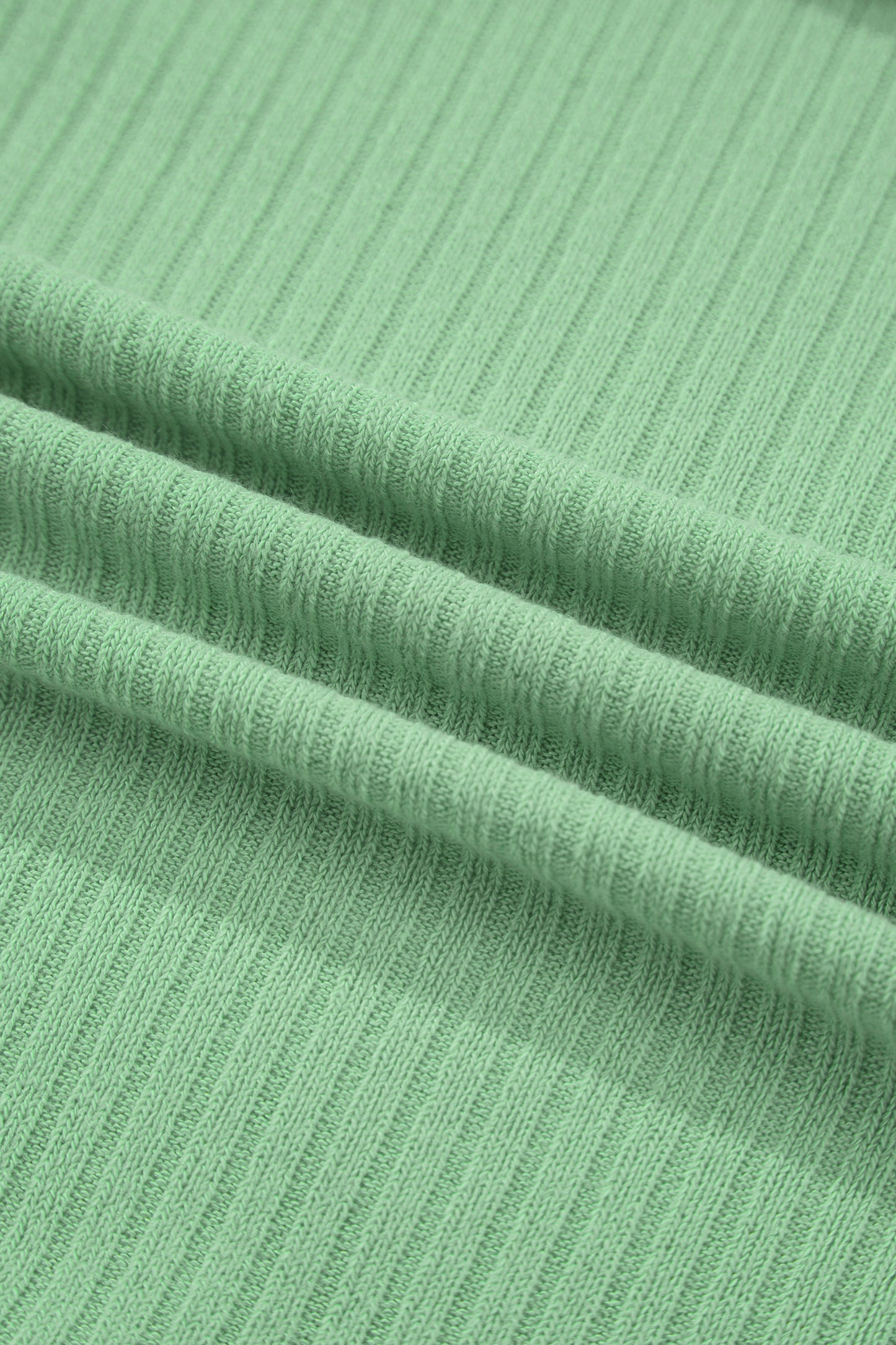 Green Stripe Exposed Seam Ribbed Patchwork Oversized Tee