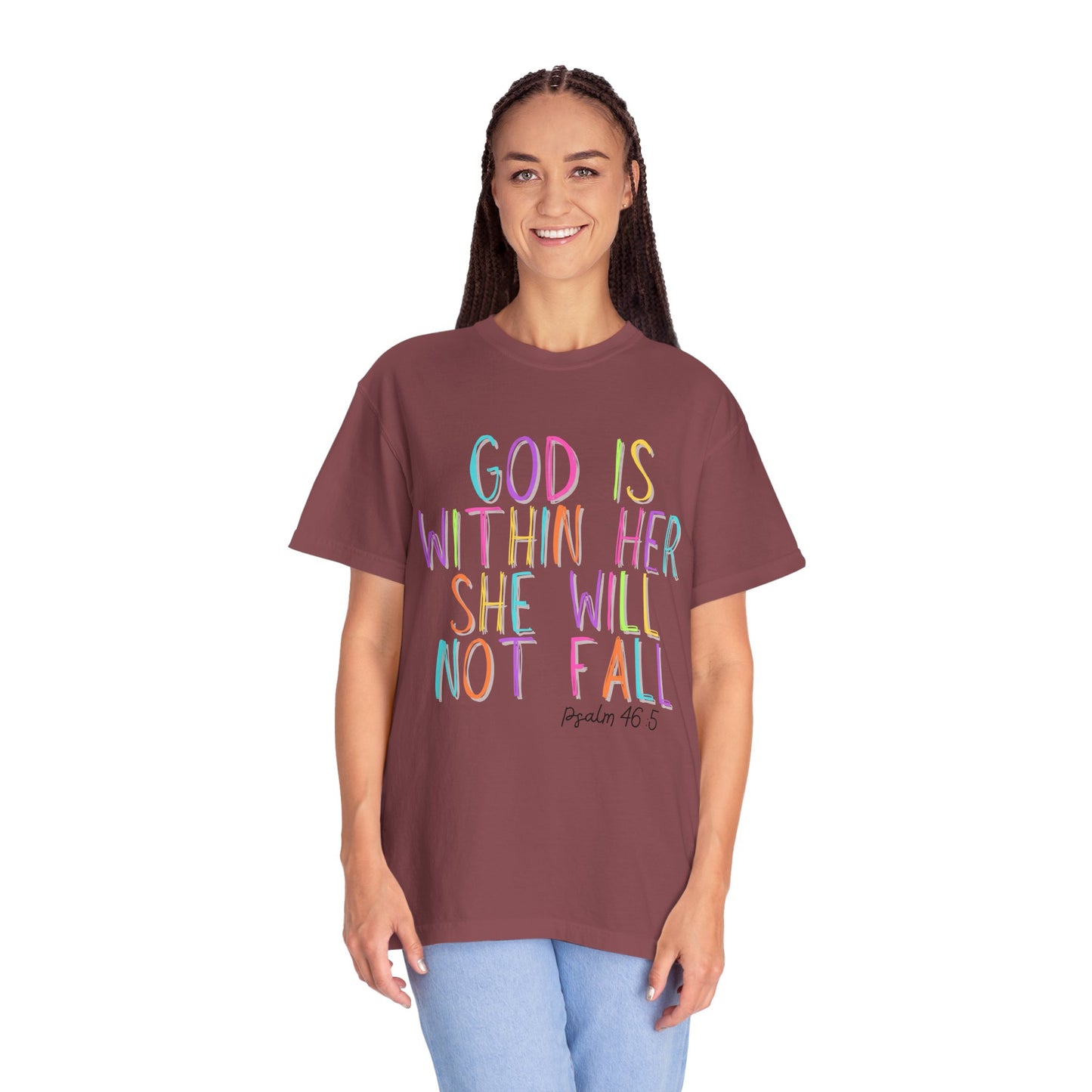 God is Within Her T-Shirt (comfort colors)