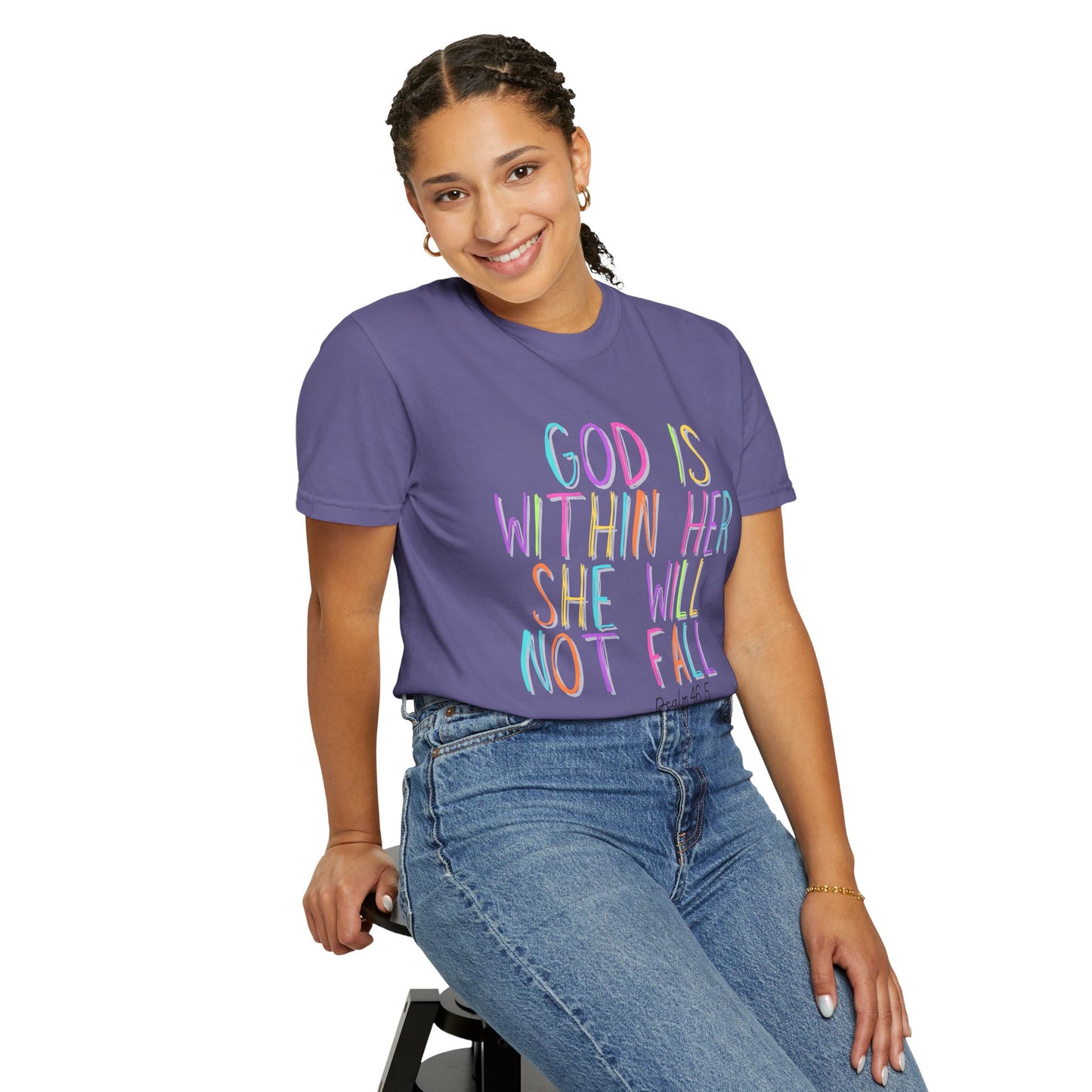 God is Within Her T-Shirt (comfort colors)