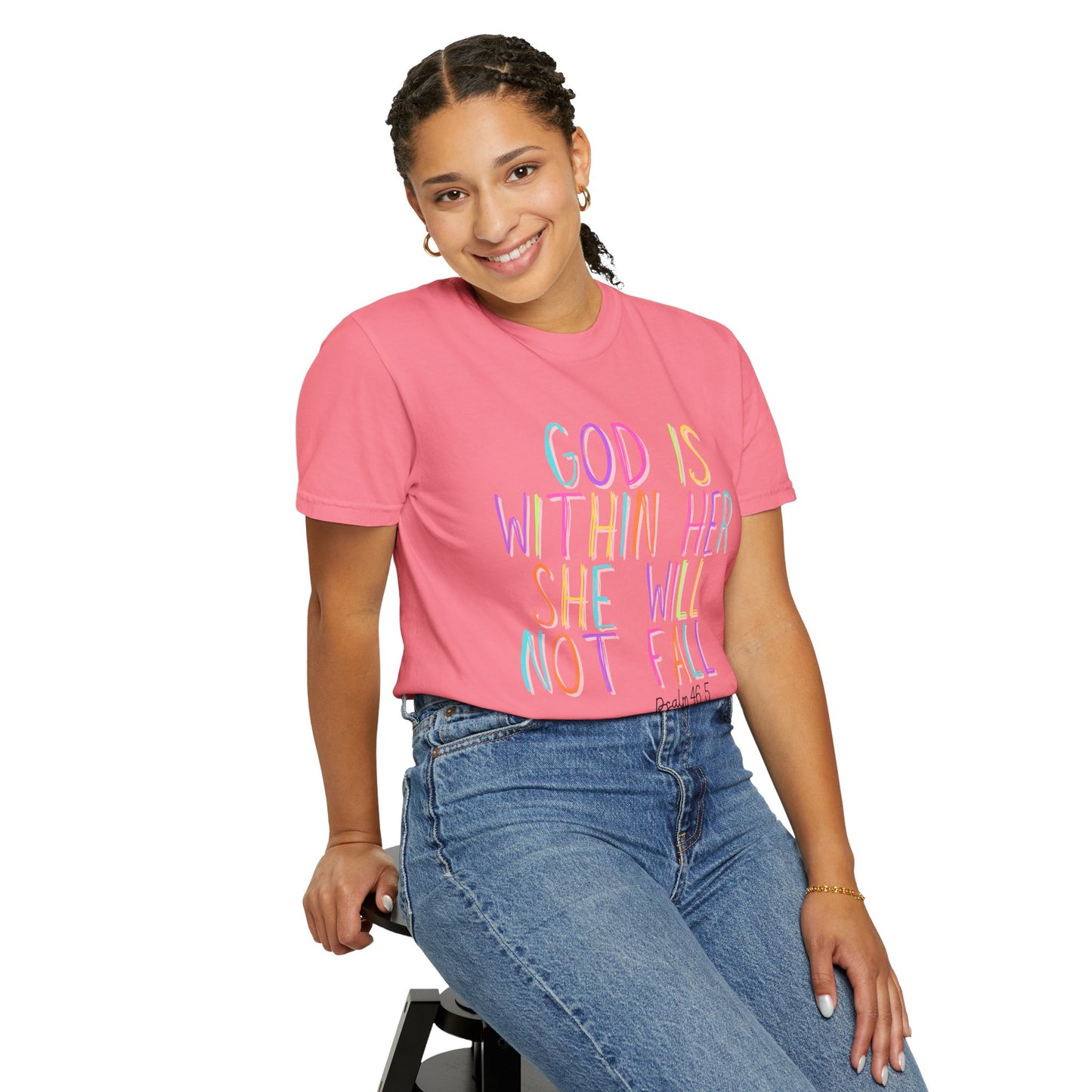 God is Within Her T-Shirt (comfort colors)