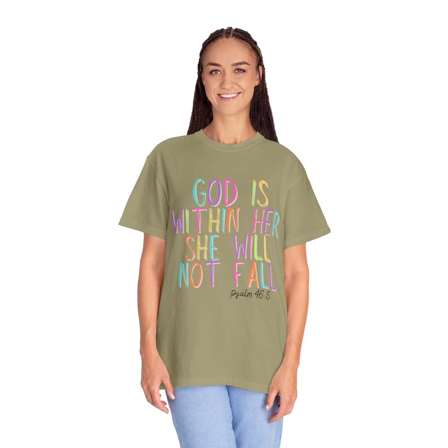 God is Within Her T-Shirt (comfort colors)