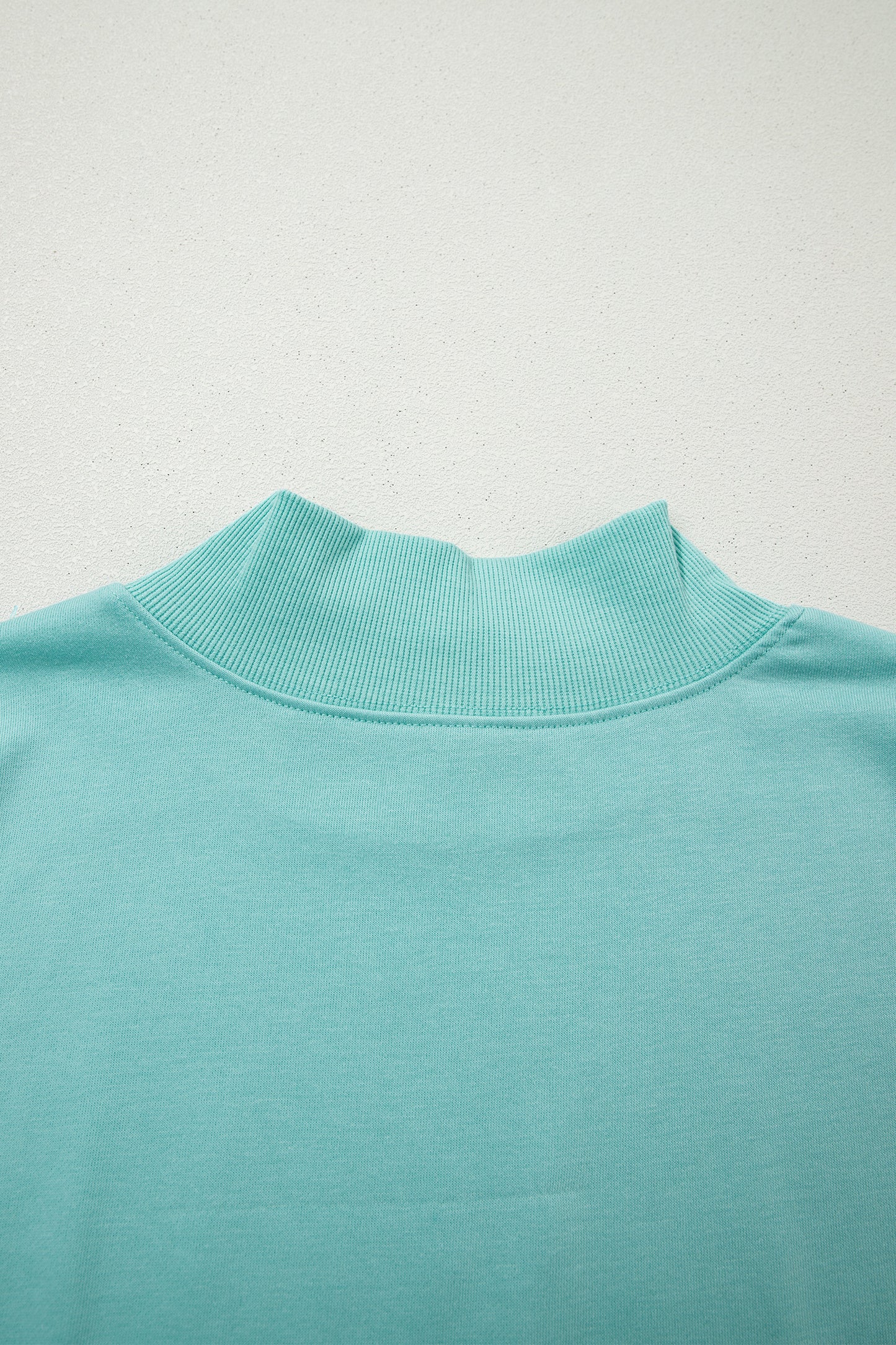 Pink Solid Color High Neck Cap Sleeve Loose Top