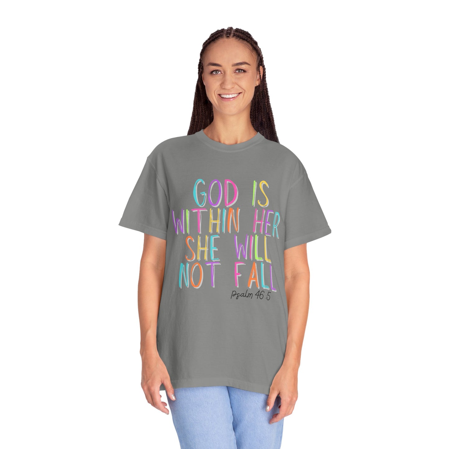 God is Within Her T-Shirt (comfort colors)