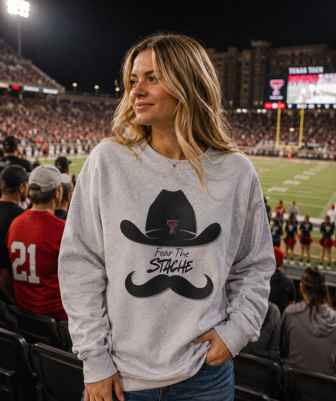 Fear The Stache Crewneck