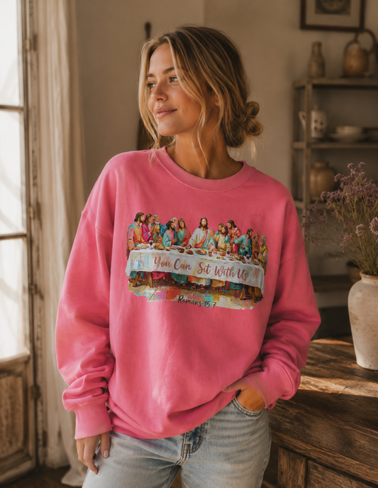 You Can Sit With Us Crewneck Sweatshirt