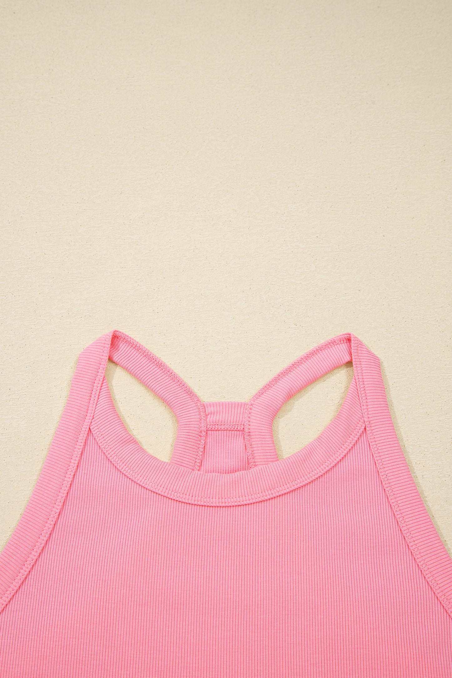 Green Slim Tank Top Elastic Waist Mini Skort 2pcs Outfit