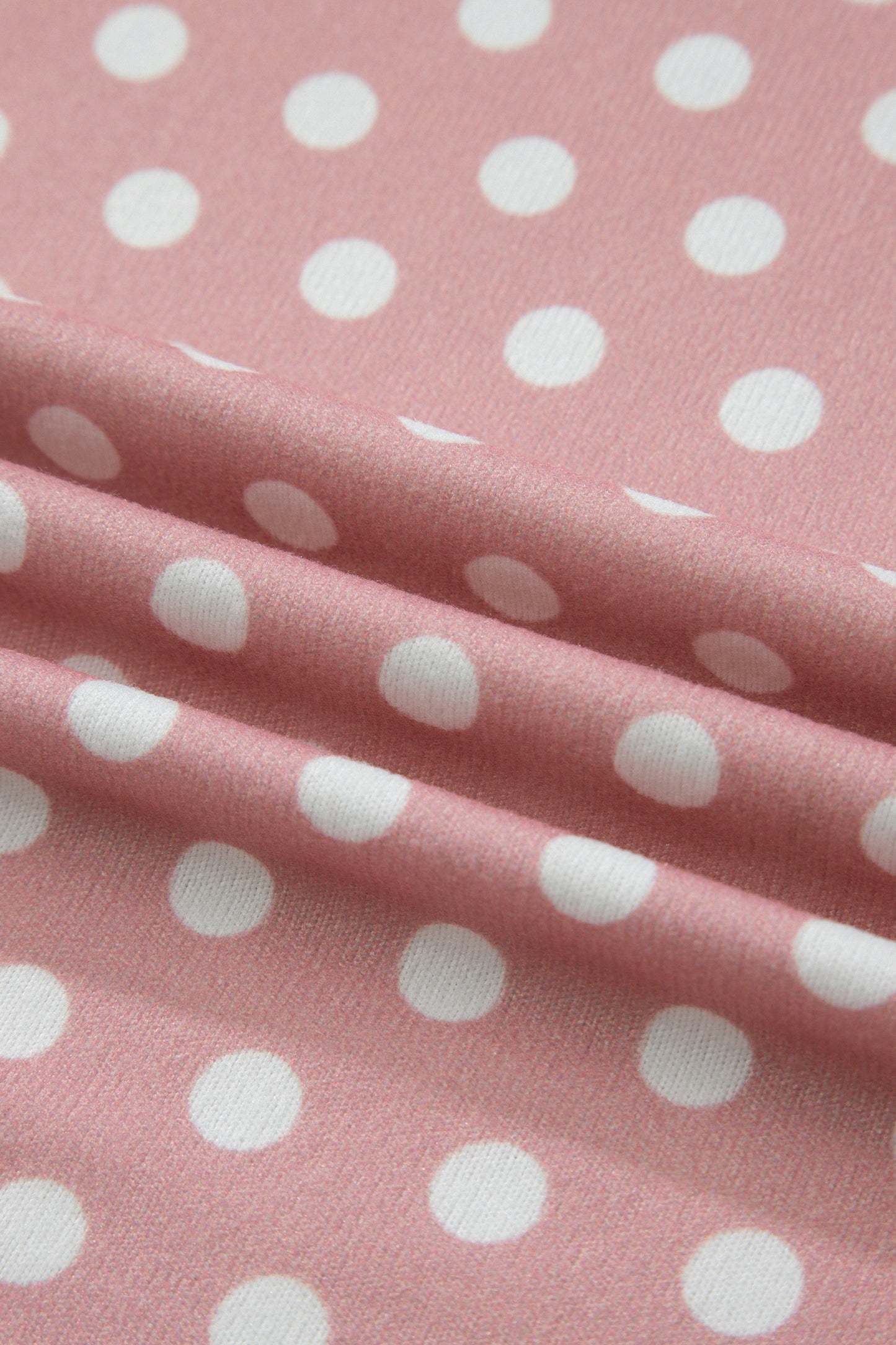 Purple Polka Dot Print Short Set
